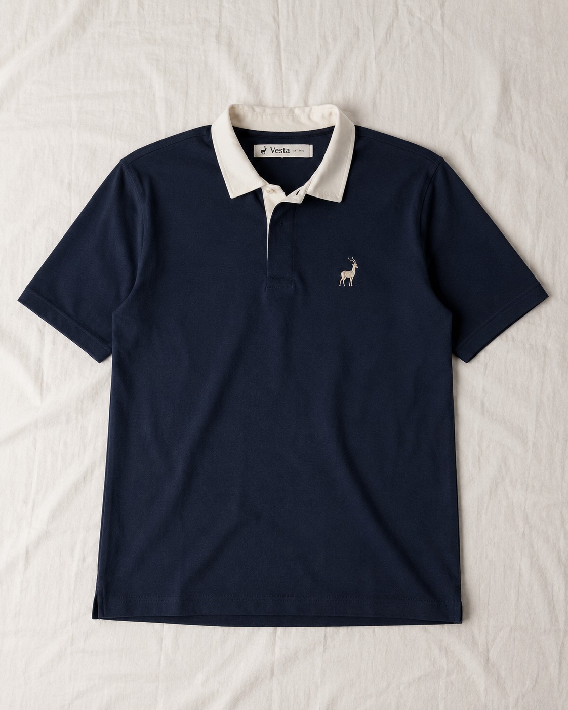 CONTRAST COLLAR POLO